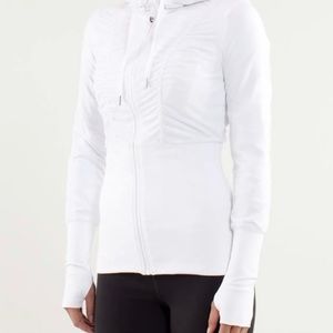 Lululemon Dance Studio Jacket White Reversible Women's size 4